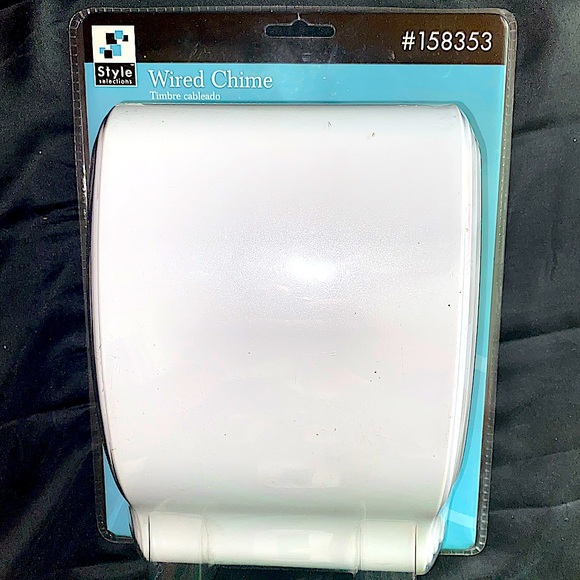 Style Selections - Wired Chime door chime #158353 - (NEW/UNOPENED) -  White - Picture 7 of 13